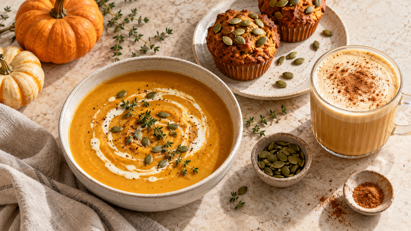 Fall comfort food, lighter: low carb pumpkin recipes step by step